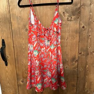 Floral Red Sundress
